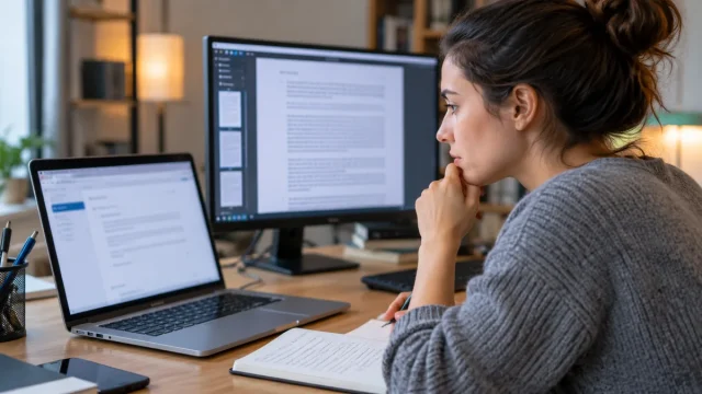 Comparaison d’une réponse d’assistant IA avec un document source