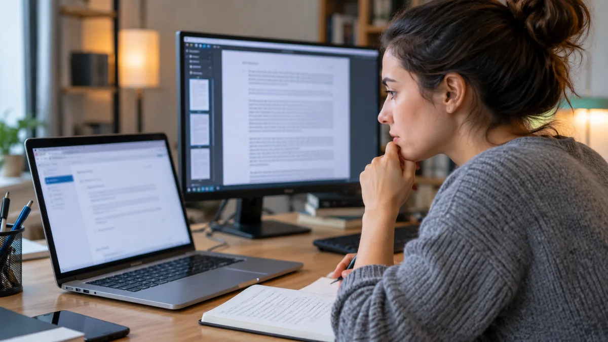 Comparaison d’une réponse d’assistant IA avec un document source